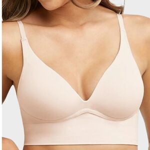 Seamless Wireless Bralette - Nude